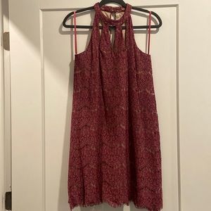 Love Fire Fuchsia Shift Knit Dress (M)
